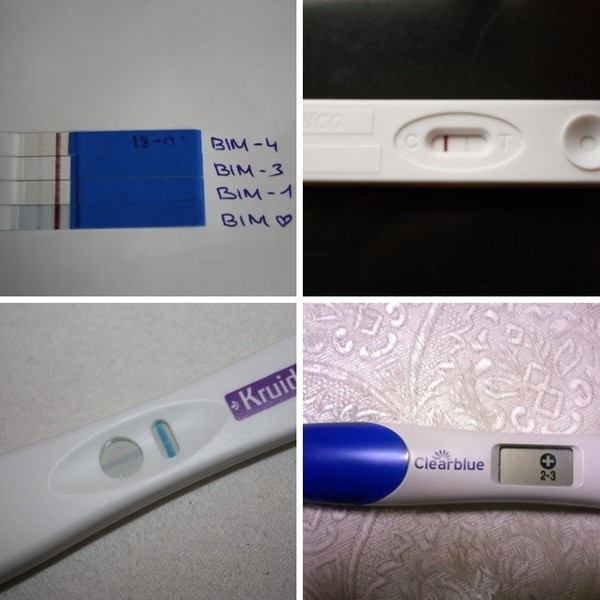 svagare graviditetstest än igår