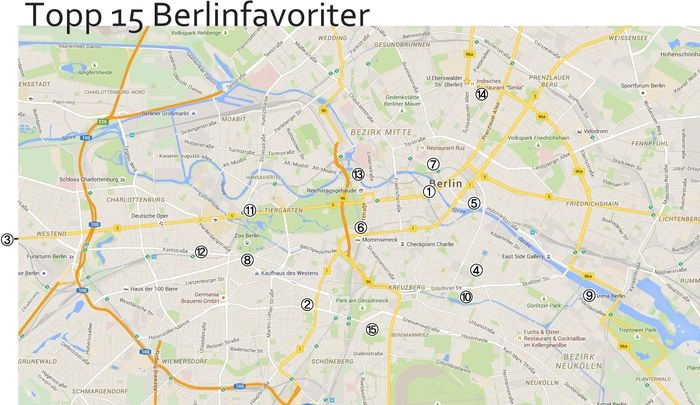 Best of Berlin - Topp 15 Berlinfavoriter
