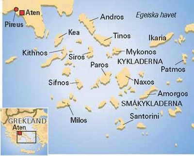 Den sökande turisten - Båtluff i grekiska kykladerna