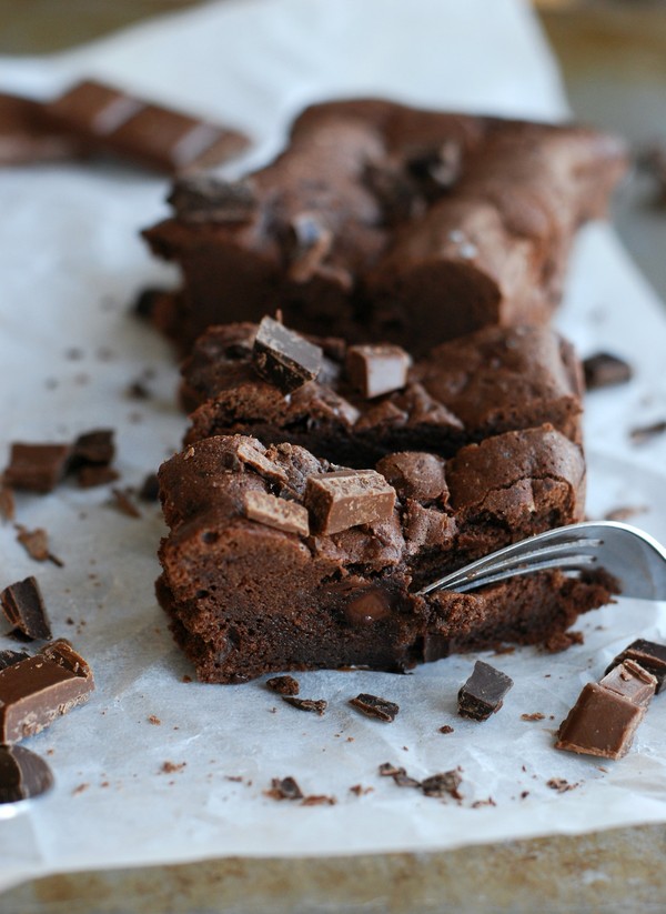 Double chocolate brownie cake, glutenfritt, utan tillsatt socker //Baka Sockerfritt