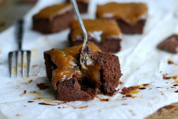 Salted caramel brownie (low carb) glutenfri, utan tillsatt socker //Baka Sockerfritt