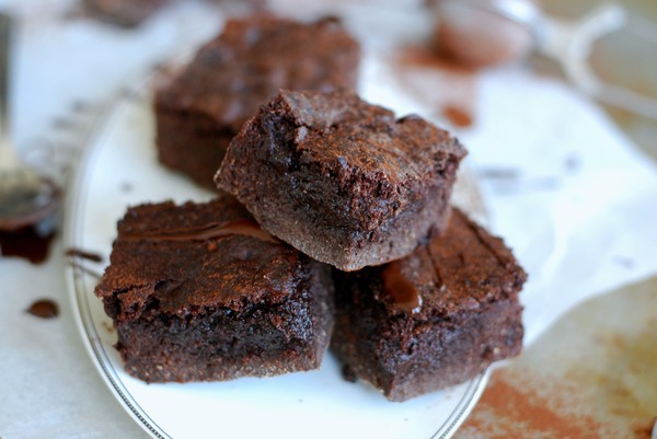 Healthy brownie (gluten free, diary free, no sugar added) - Hälsosam brownie (glutenfri, mejerifri, inget tillsatt socker)