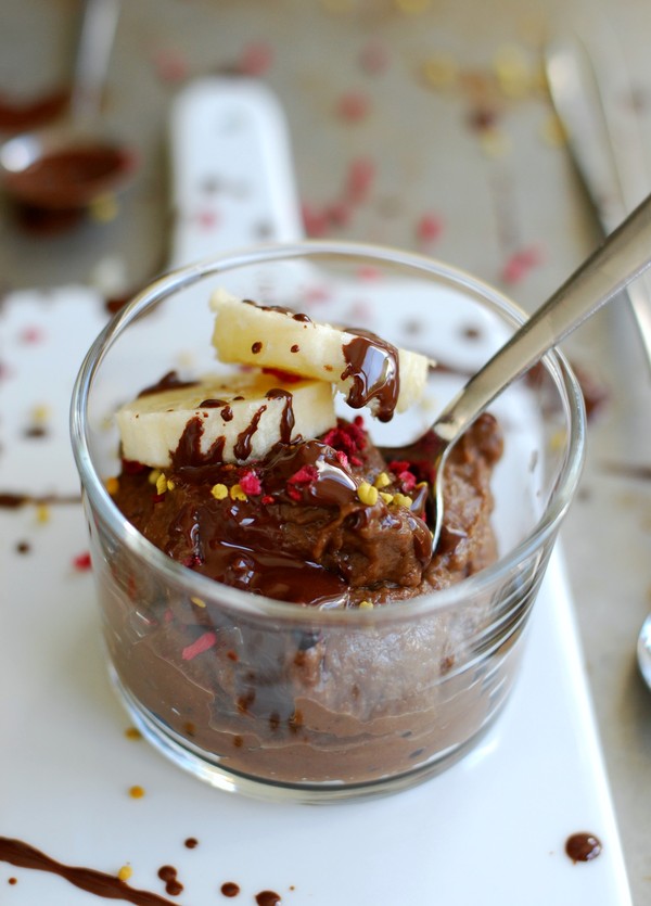 Healthy chocolate mousse - Hälsosam chokladmousse  //Baka Sockerfritt