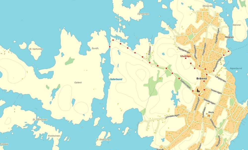 Brännö Karta | Karta