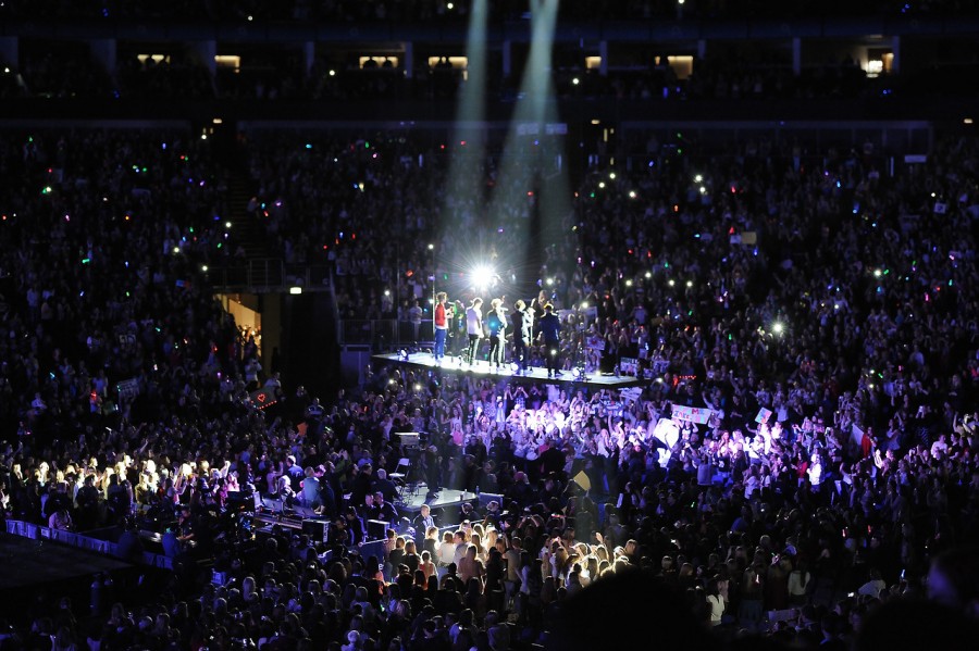 One Direction Performing At The O2 Arena