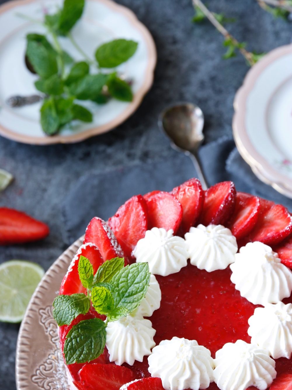 godaste jordgubbscheesecake