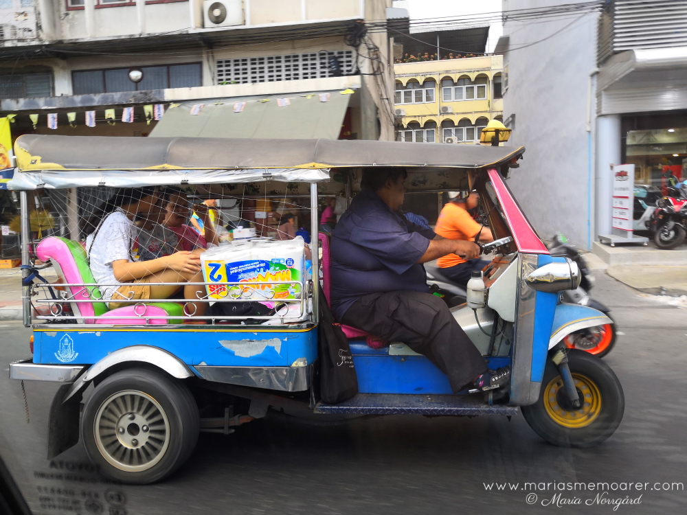 tuktuk i Bangkok, Thailand