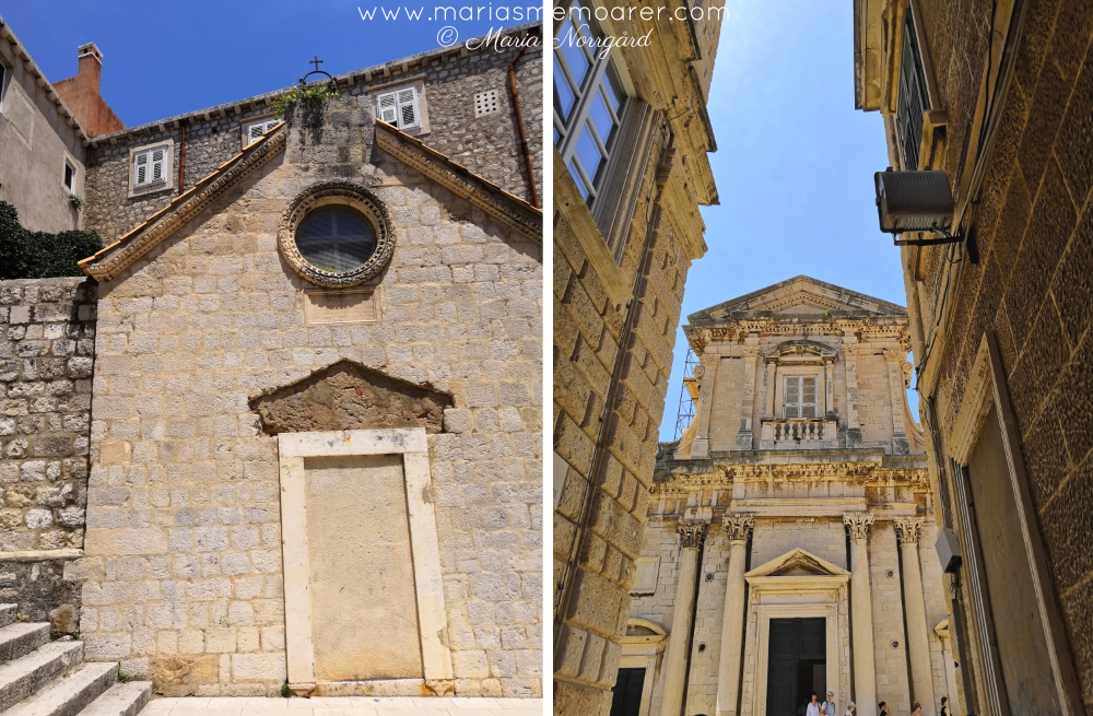 kyrkor i gamla stan, Dubrovnik