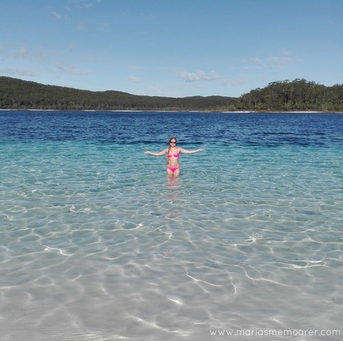 Lake McKenzie, must see on Fraser Island