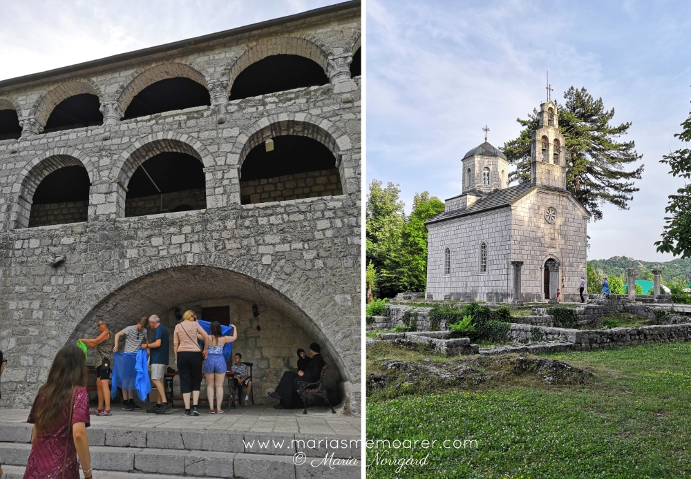 Montenegro - old royal capital cetinje - monastery / kloster