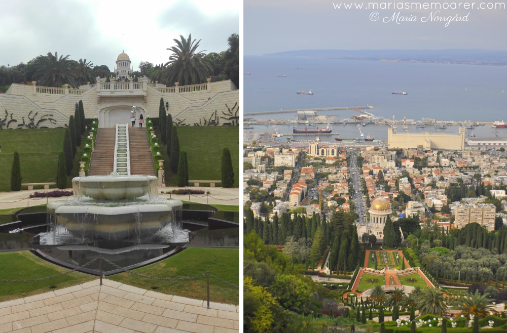 sevärdheter i Haifa, Israel: Bahá'í gardens