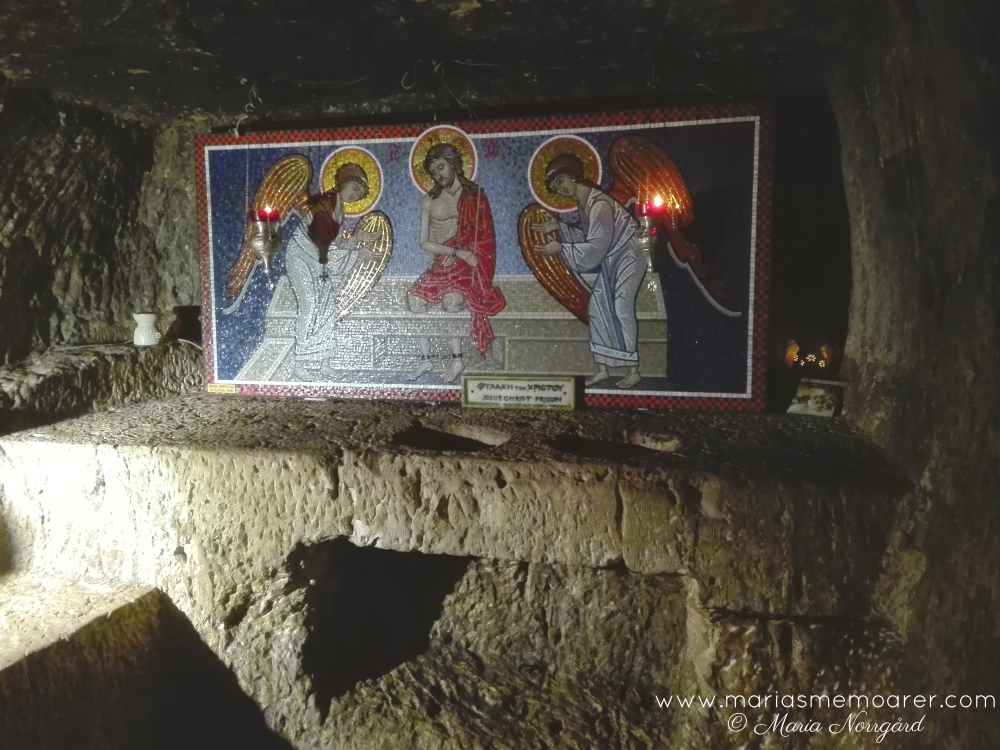 pilgrimsturism i Jerusalem - Jesus fängelsehåla