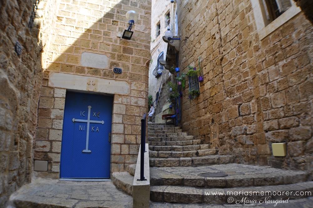 religioner i Jaffa - den historiska hamnstaden där judar, kristna och muslimer samsas