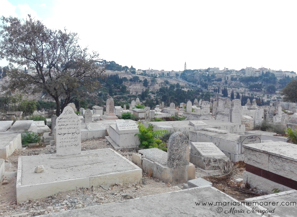 muslimsk begravningsplats i östra Jerusalem