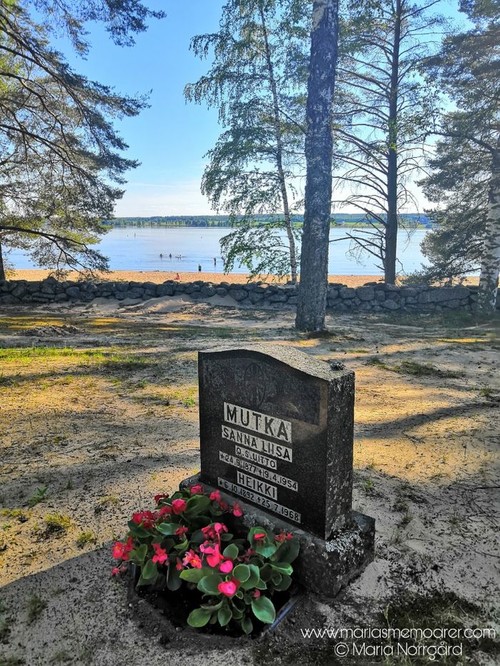 närturism finland - Kuortane gravgård med simstrand bredvid