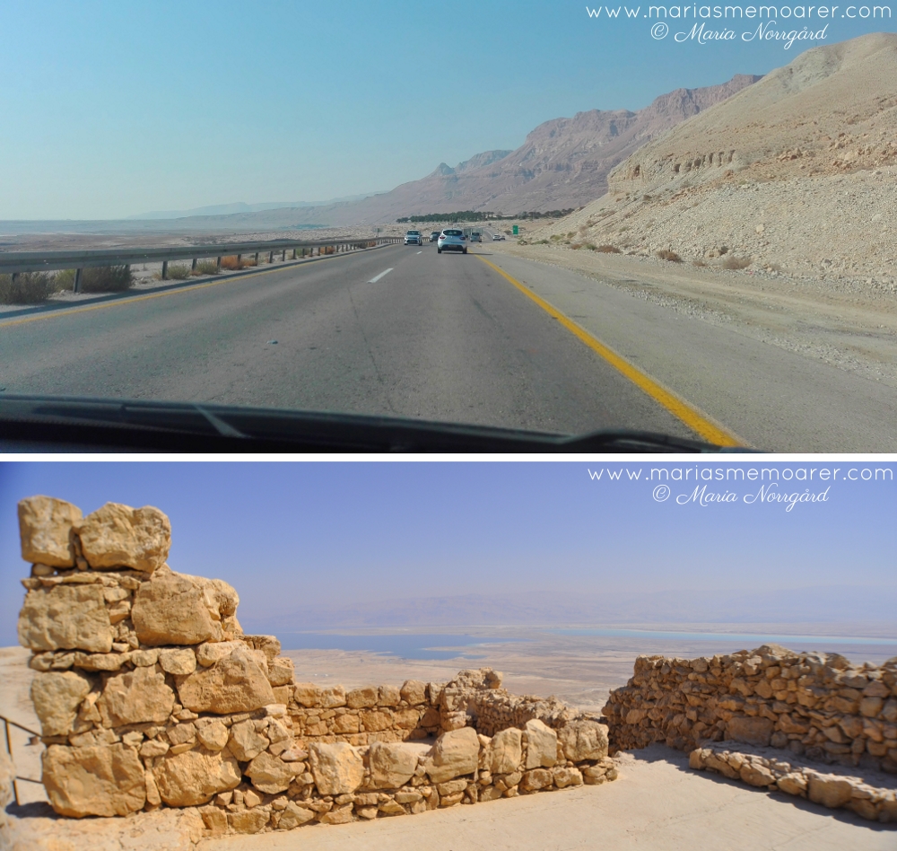på roadtrip till Masada i Israel