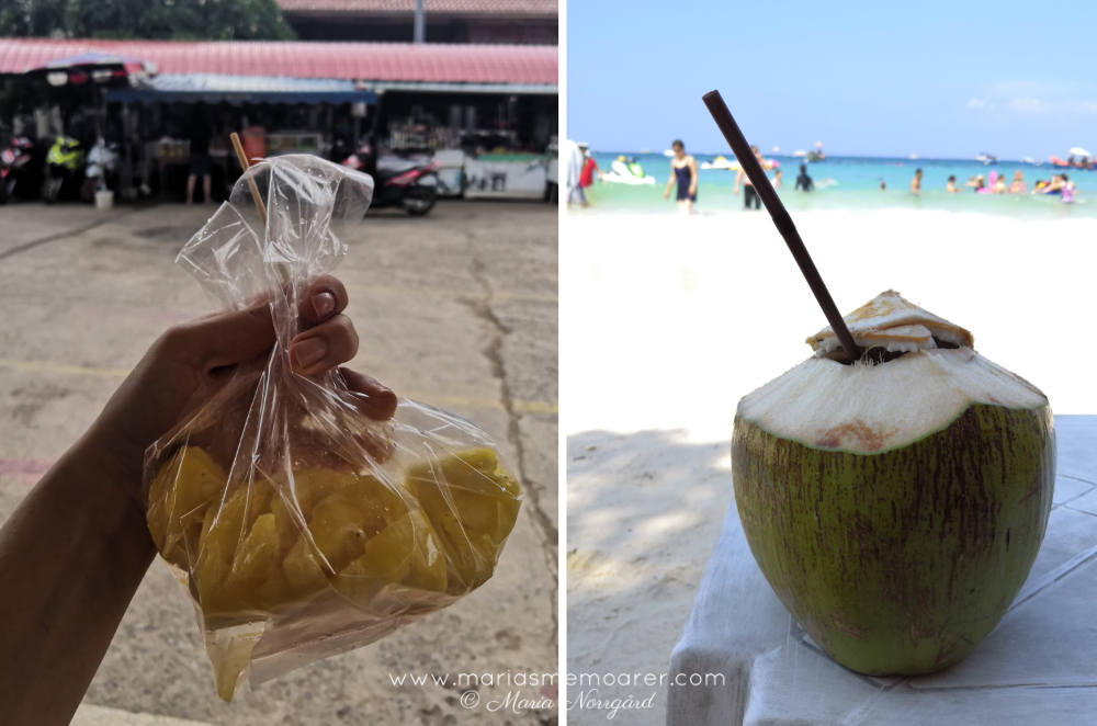 fruits in thailand - coconut and pineapple / frukter i thailand - kokosnöt och ananas
