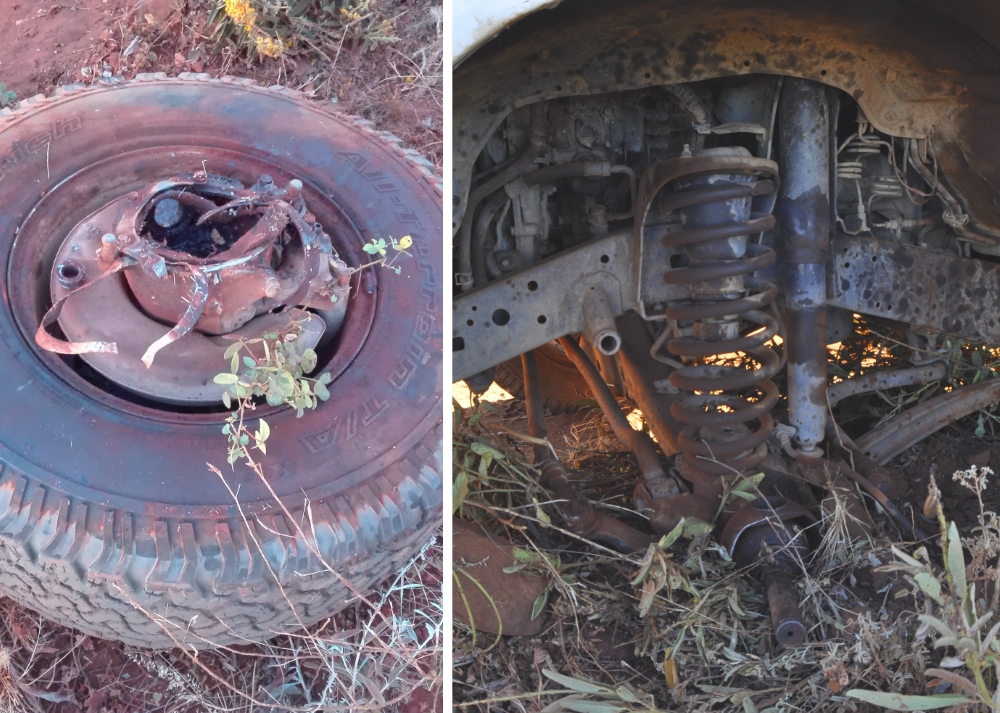 bilproblem under roadtrip i Purnululu, norra Australien