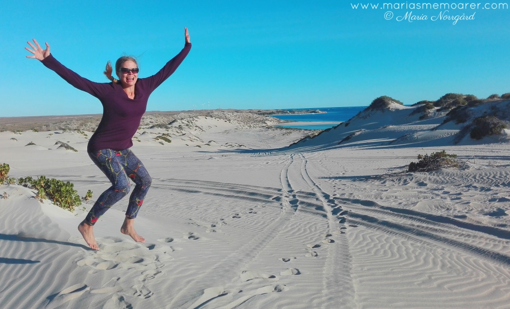kvinnlig äventyrare på backpackerresa i Australien