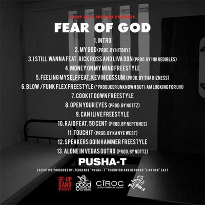 Pusha T Fear Of God Tracklist