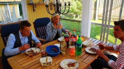 den mest spontana resan av alla!  Åkte till min fina vän Martin i Färjestaden på Öland och firade midsommar. Riktigt trevligt. Man träffar ju inte alla vänner så ofta så man måste ju passa på nu när det är sommarlov!