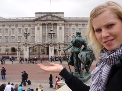 Jag och Buckingham Palace