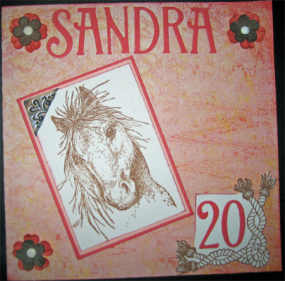 Sandra 20 år. (Jag bara älskar hästens uttryck!)
