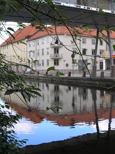 Kanalen sett från Sven Rydells gata
