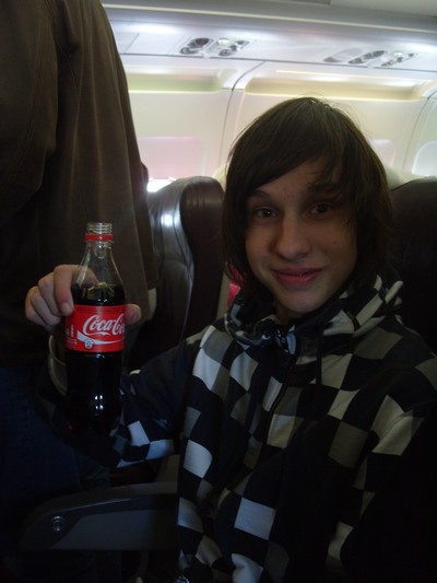 Jag med cokeN på flyget!