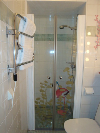 Duschen på Såstaholm. 