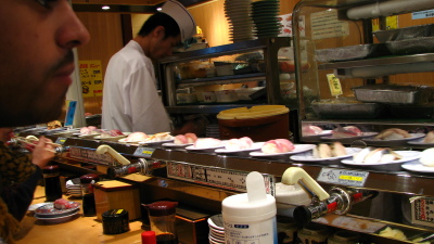 sushi trying