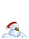 jumping snowman