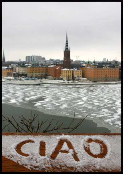 Vinterhälsning i Stockholm