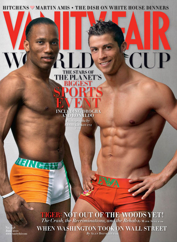 Vanity Fair; Didier Drogba & Cristiano Ronaldo