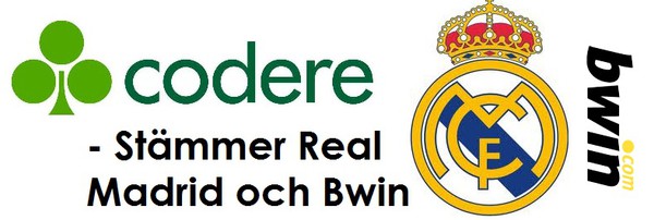 Codere stämmer Real Madrid och Bwin