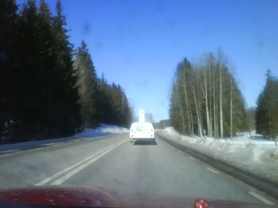 Här är vi på väg mot Ottsjölägret anno 2010.