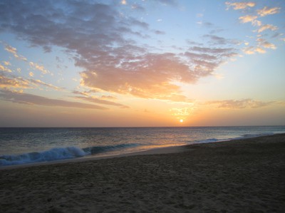 Solnedgång Kap Verde