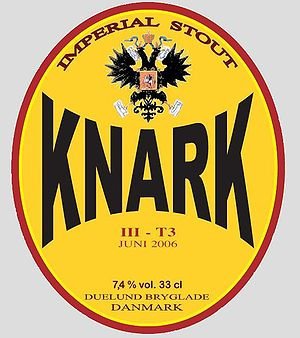 Öl är som denna Danska öls namn ... KNARK