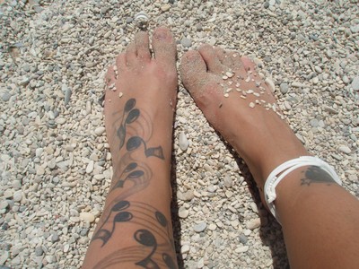 my tattoos på benen
