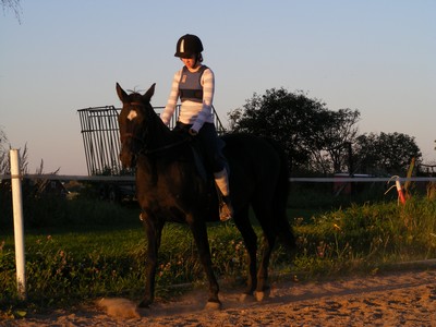 Jag och min medryttarhäst :)<3