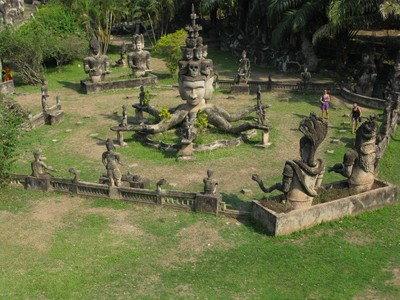 översikt över Buddhaparken
