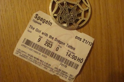 The Girl with the Dragon Tattoo ticket   22/12