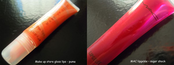 Make up store MUS lipgloss gloss lips puma MAC lipgelée sugar shock