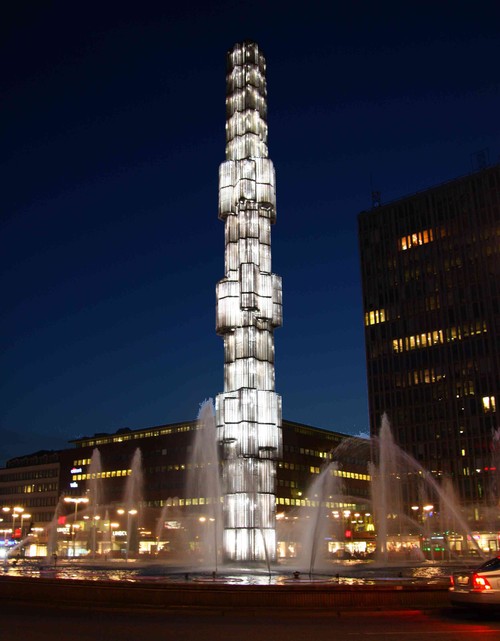 Sergels Torg By Night - The lights are on but nobody's home..
