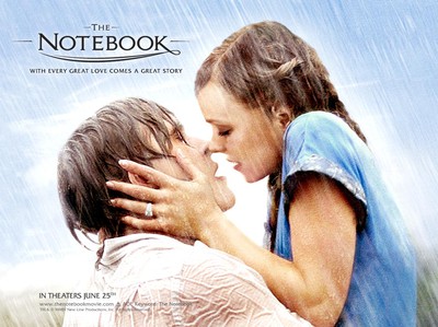 Även om det är sommarlov så kan det ändå regna. Då är nootebook Perfekt! Med Rachel McAdams och Ryan Gosling. Det handlar om Allie och Noah spenderar en romantisk sommar tillsammans. Men när sommmaren är slut så ska Allie börja på college i New york och de skiljs åt. År senare träffas de igen!
