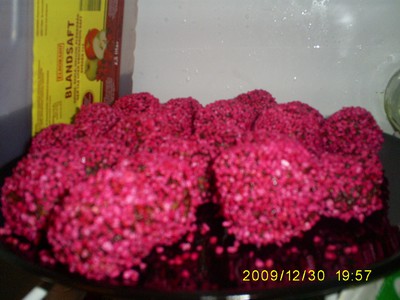 chokladbollar rosa:D<3