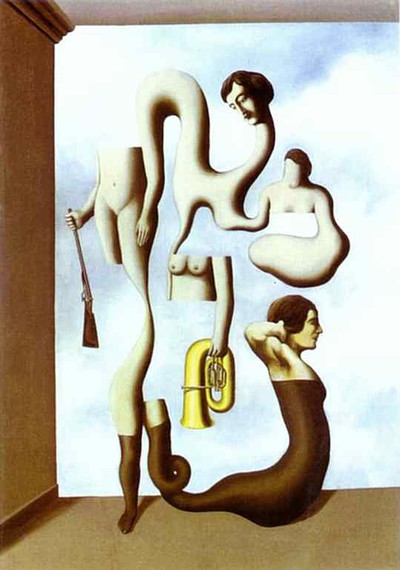 Magritta målar lite tokigt sådär