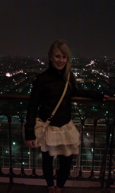 Jag i Eiffeltornet
