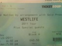 Westlife konsert i Glasgow den 19 mars