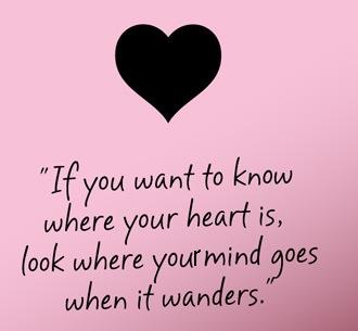 when your mind wanders...